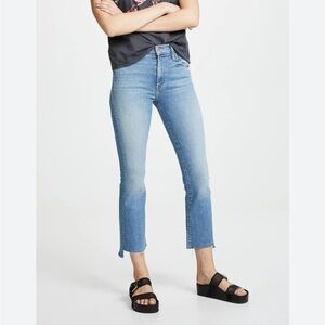 Mother Insider Crop Step Fray Jeans Shoot to Thrill 28
